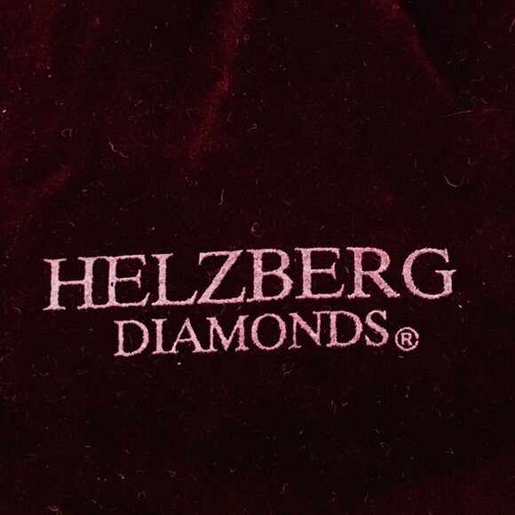 Helzberg Diamond Collectible Gift Pouch Drawstring Pouch Logo Bag 3.25 X 2.25 - Picture 3 of 6